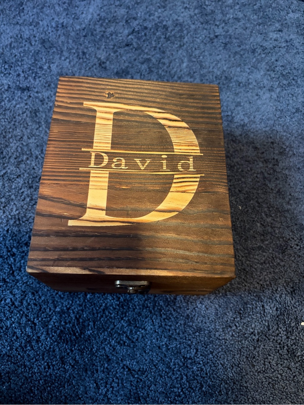 Personalized whiskey glass set - for the name David